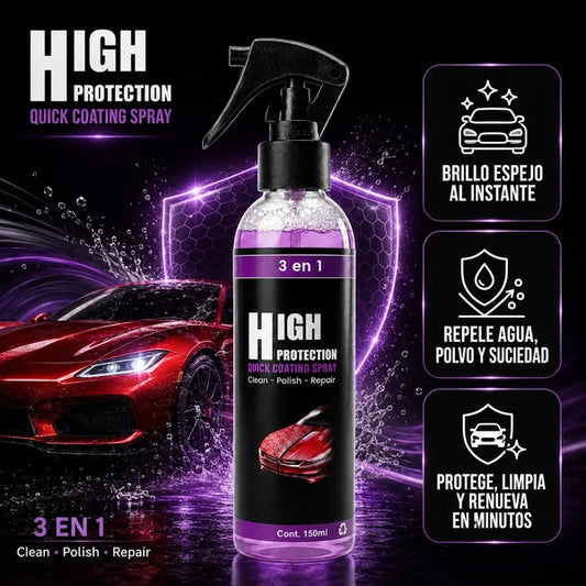 2x1 High Protection™ | Protector Automotriz 3en1 con Brillo Espejo