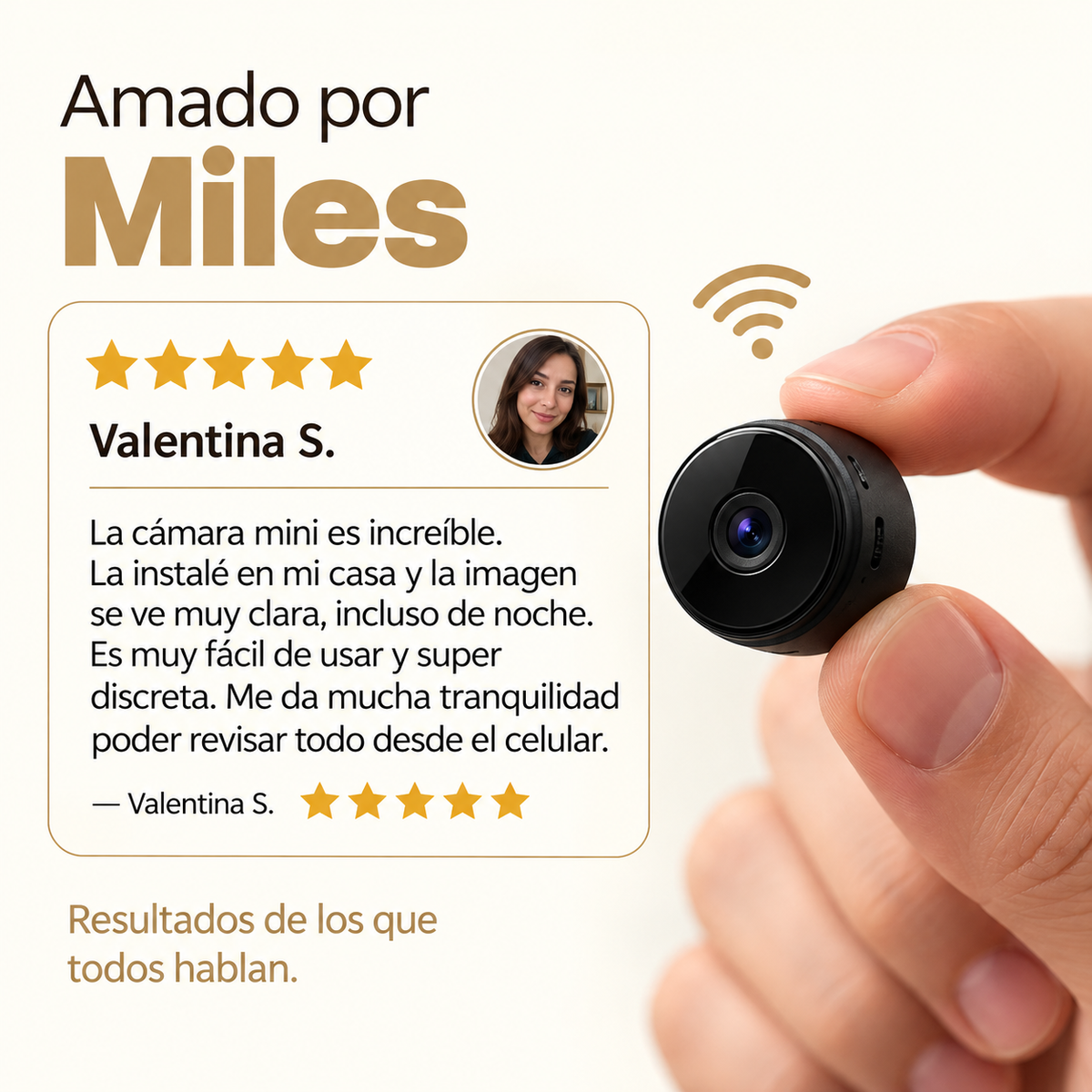 NannyCam® Mini Cámara Espía WiFi | Cuida a tus Hijos y Mascotas Desde tu Celular