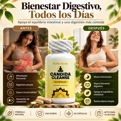 Candida Cleanse — Desinflama tu Vientre y Recupera tu Energía, Naturalmente