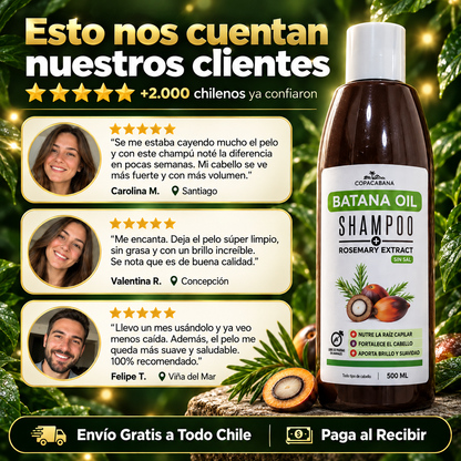 Crece Tu Cabello Más Fuerte — Shampoo De Batana OFERTA 2X1