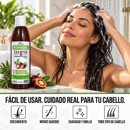 Crece Tu Cabello Más Fuerte — Shampoo De Batana OFERTA 2X1