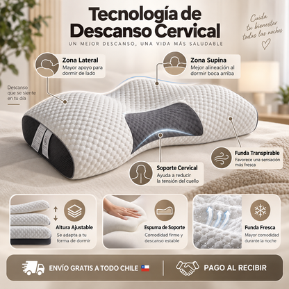 Almohada Ergonómica – Adiós al Cuello Tenso