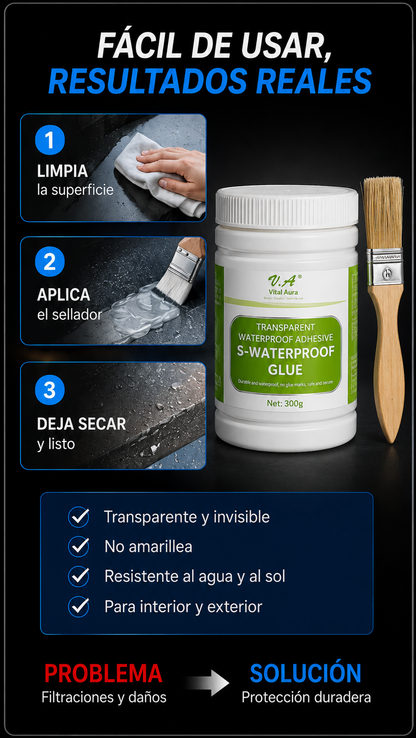 Sellador Adhesivo Impermeable | Sella Filtraciones y Goteras