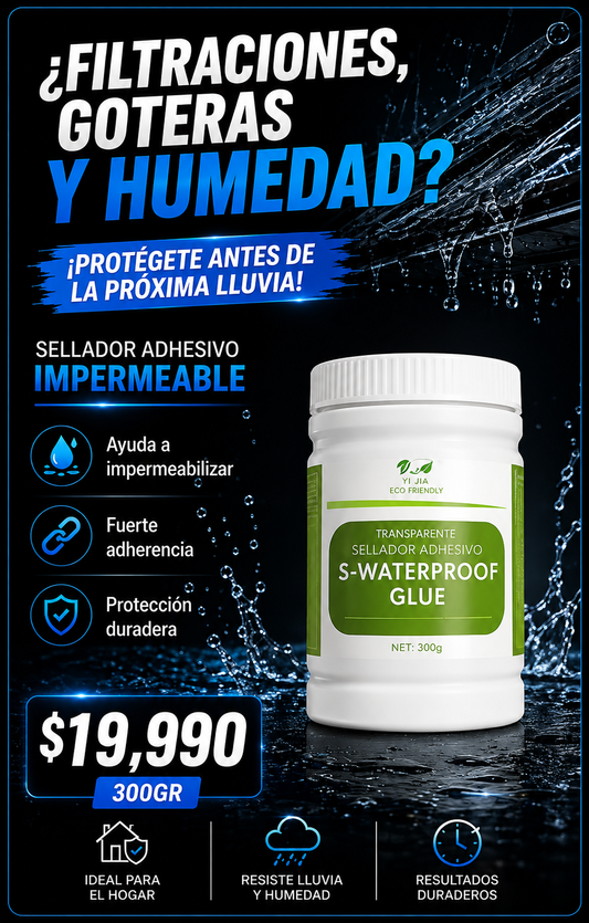Sellador Adhesivo Impermeable | Sella Filtraciones y Goteras