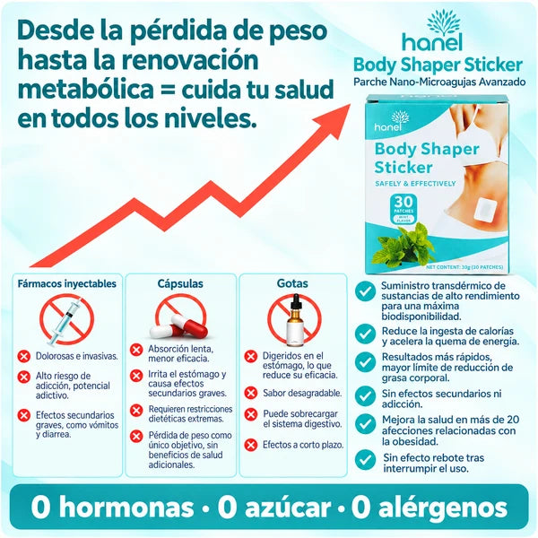 PARCHE ADELGAZANTE REDUCTOR  30UN