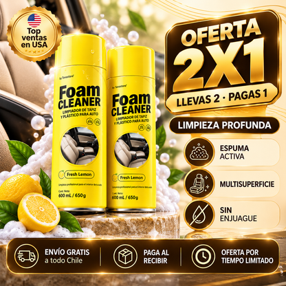 2x1 Foam Cleaner™ - Eliminador de Manchas Rebeldes