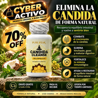 Candida Cleanse — Desinflama tu Vientre y Recupera tu Energía, Naturalmente