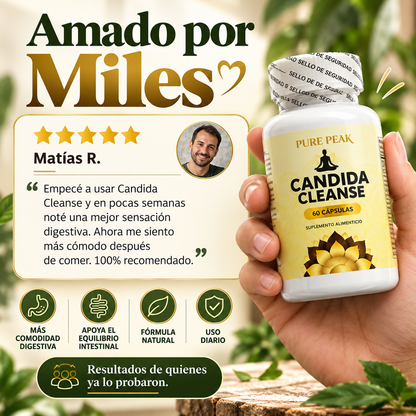 Candida Cleanse — Desinflama tu Vientre y Recupera tu Energía, Naturalmente