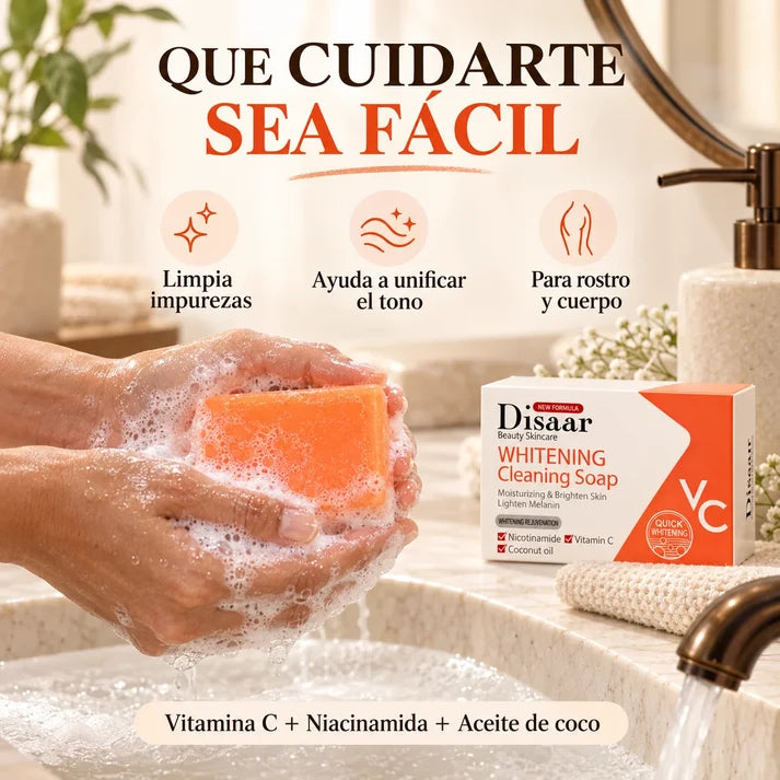 Disaar® | Jabón Aclarador de Manchas e Imperfecciones