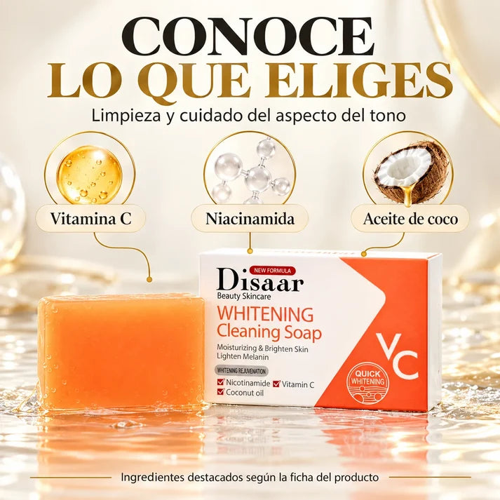Disaar® | Jabón Aclarador de Manchas e Imperfecciones