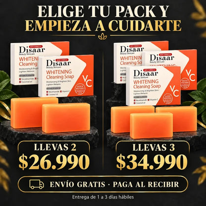 Disaar® | Jabón Aclarador de Manchas e Imperfecciones
