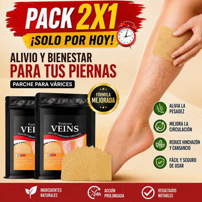 Pack 2X1 Parches Para Varices (21 Unid)