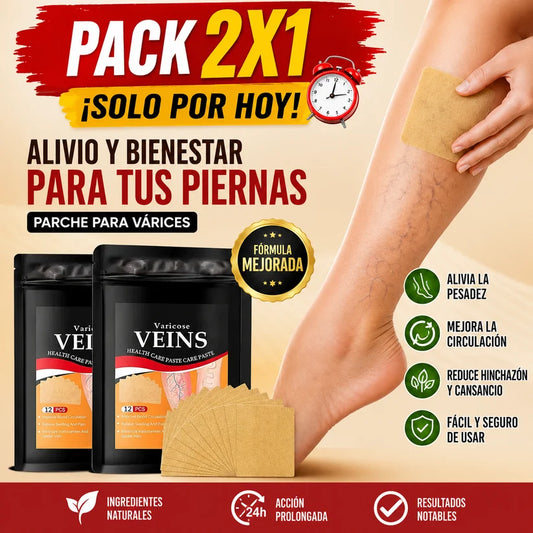 Pack 2X1 Parches Para Varices (21 Unid)